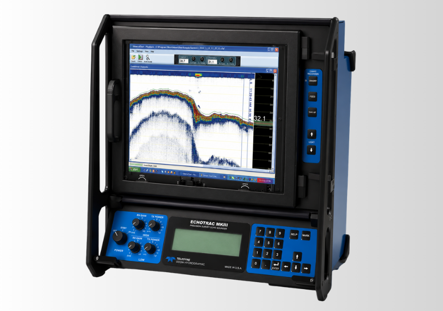 Single Beam Echosounder (SBES) equipment